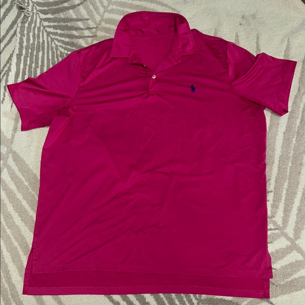 Polo by Ralph Lauren Men's Performance Shirt - Bold Magenta
